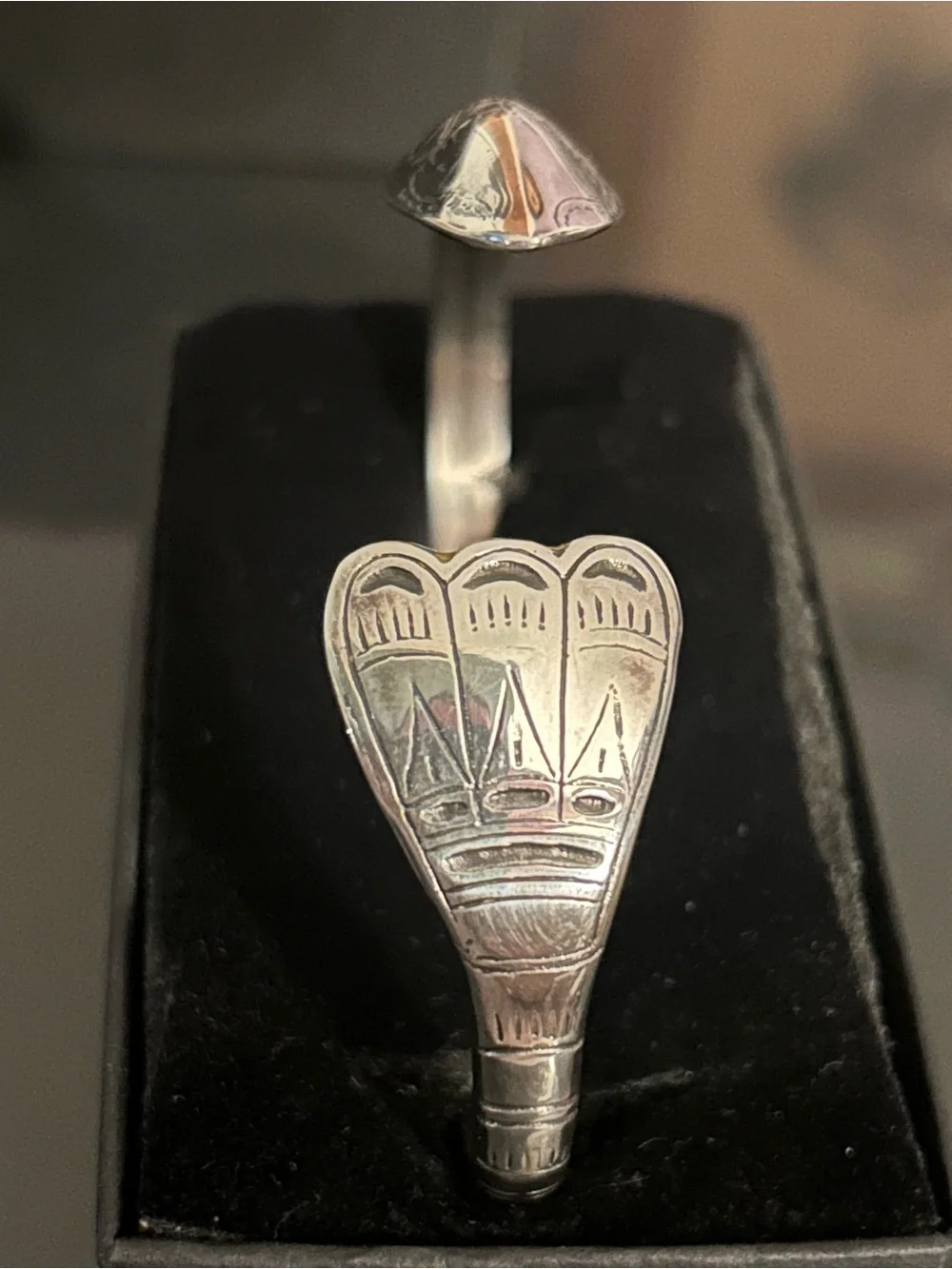 Sterling Silver Engraved Cuff Bracelet - Silver